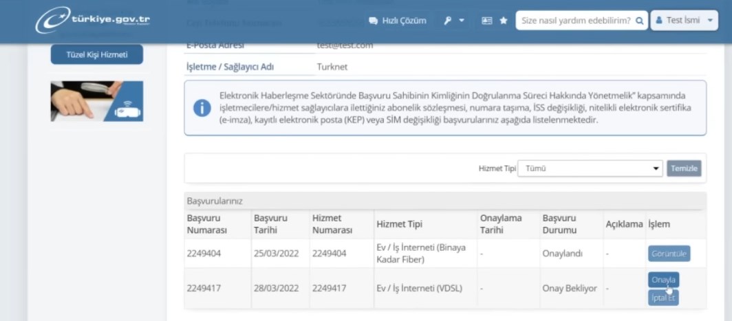 TurkNet için e-Devlet ile Dijital Kimlik Doğrulama nasıl yapılır?