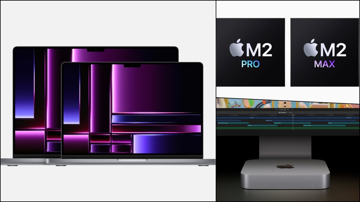 m2 pro & m2 max çipli macbook ve mac mini