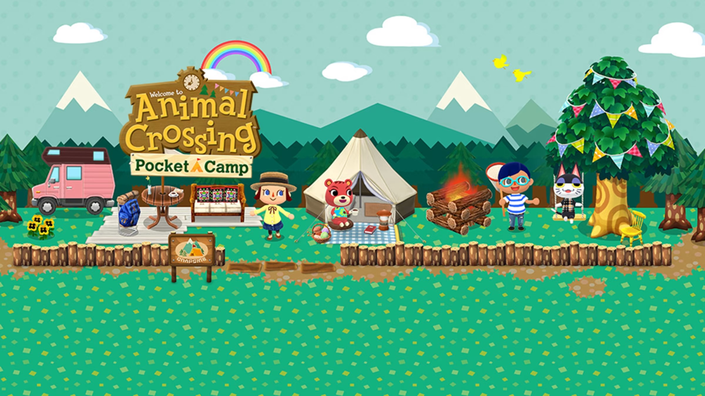 yaşam simülatörü Animal Crossing: Pocket Camp