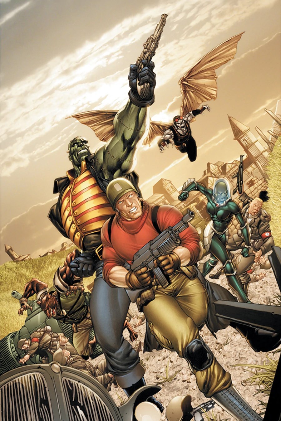Monster commandos. Монстры коммандос. Монстр коммандос DC. Уоррен Гриффит DC. Коммандос существ.