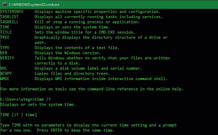 cmd kodları havalı