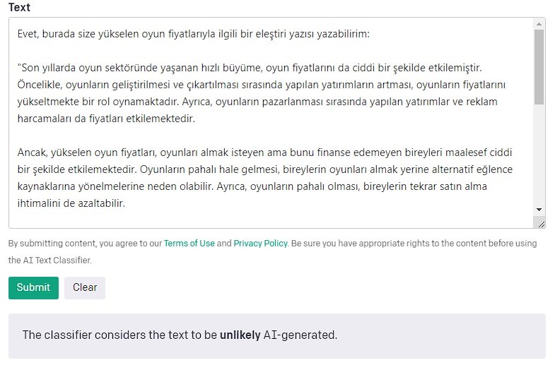 OpenAI, yeni ChatGPT tespit aracını yayınladı: İşe yarıyor mu?