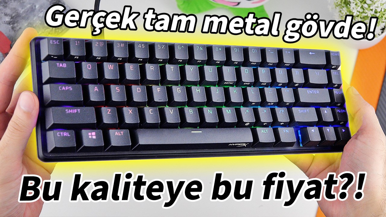 Üst segment F/P klavye olur mu? OLUR! “HyperX Alloy Origins 65”