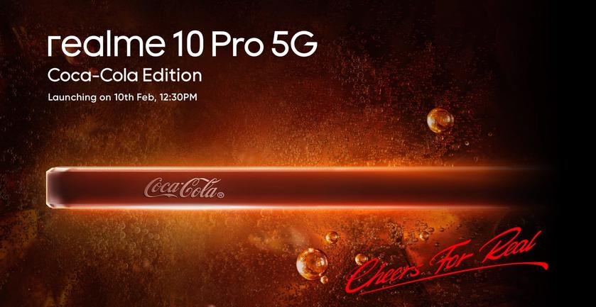 Realme'nin Coca-Cola telefonu için tarih verildi: İşte tasarımı