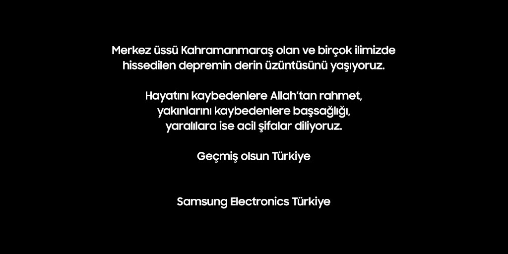 Samsung Türkiye, 3 milyon dolar değerinde deprem yardımı yapacak!