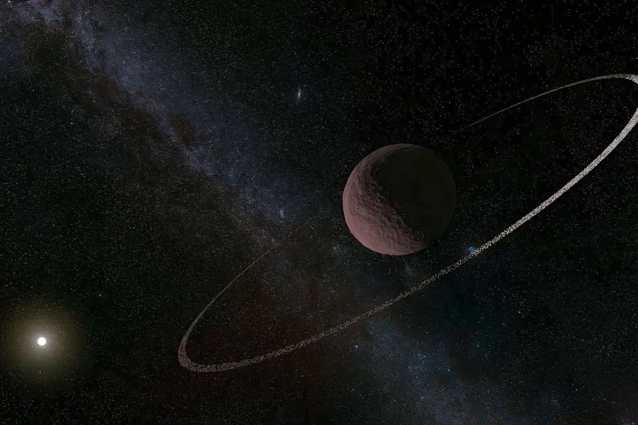 Güneş sistemindeki cüce gezegenin etrafında halkalar keşfedildi