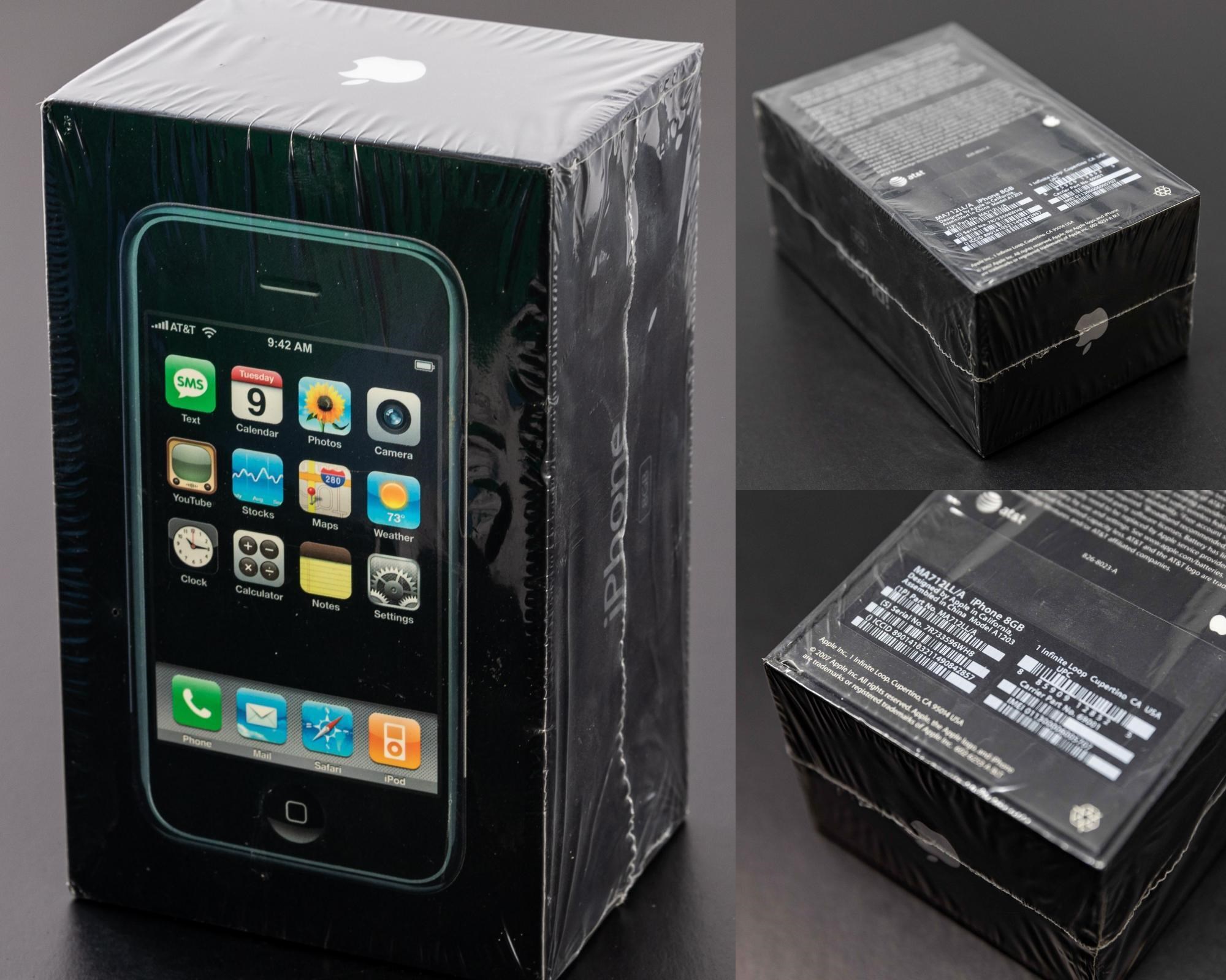 Kutusu açılmamış birinci nesil iPhone, 63 bin dolara satıldı