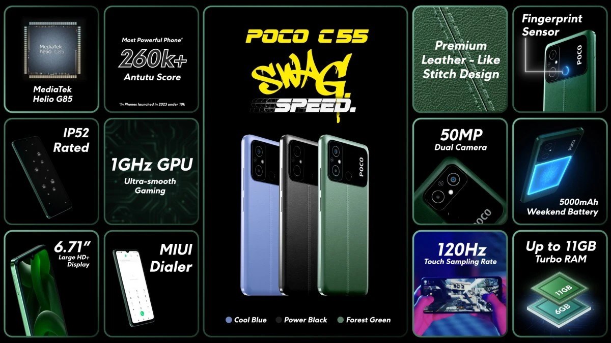 Poco C55 tanıtıldı: İşte özellikleri ve fiyatı