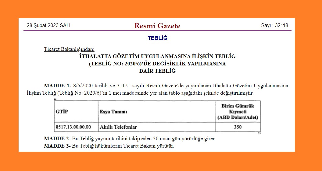 Akıllı telefon ithalatı değişti! Telefon fiyatları artabilir