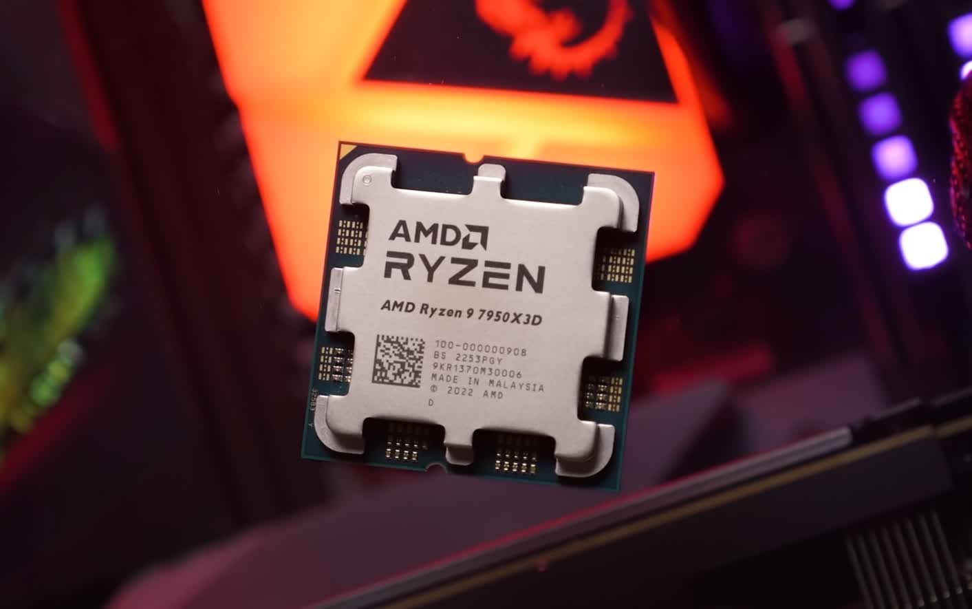 AMD Ryzen 9 7950X3D en iyi oyun işlemcisi oldu