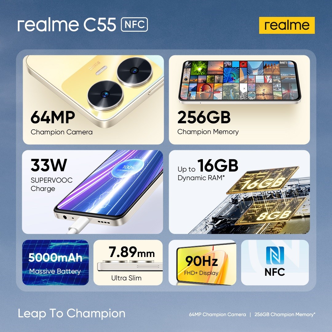 realme c55 teknik özellikleri