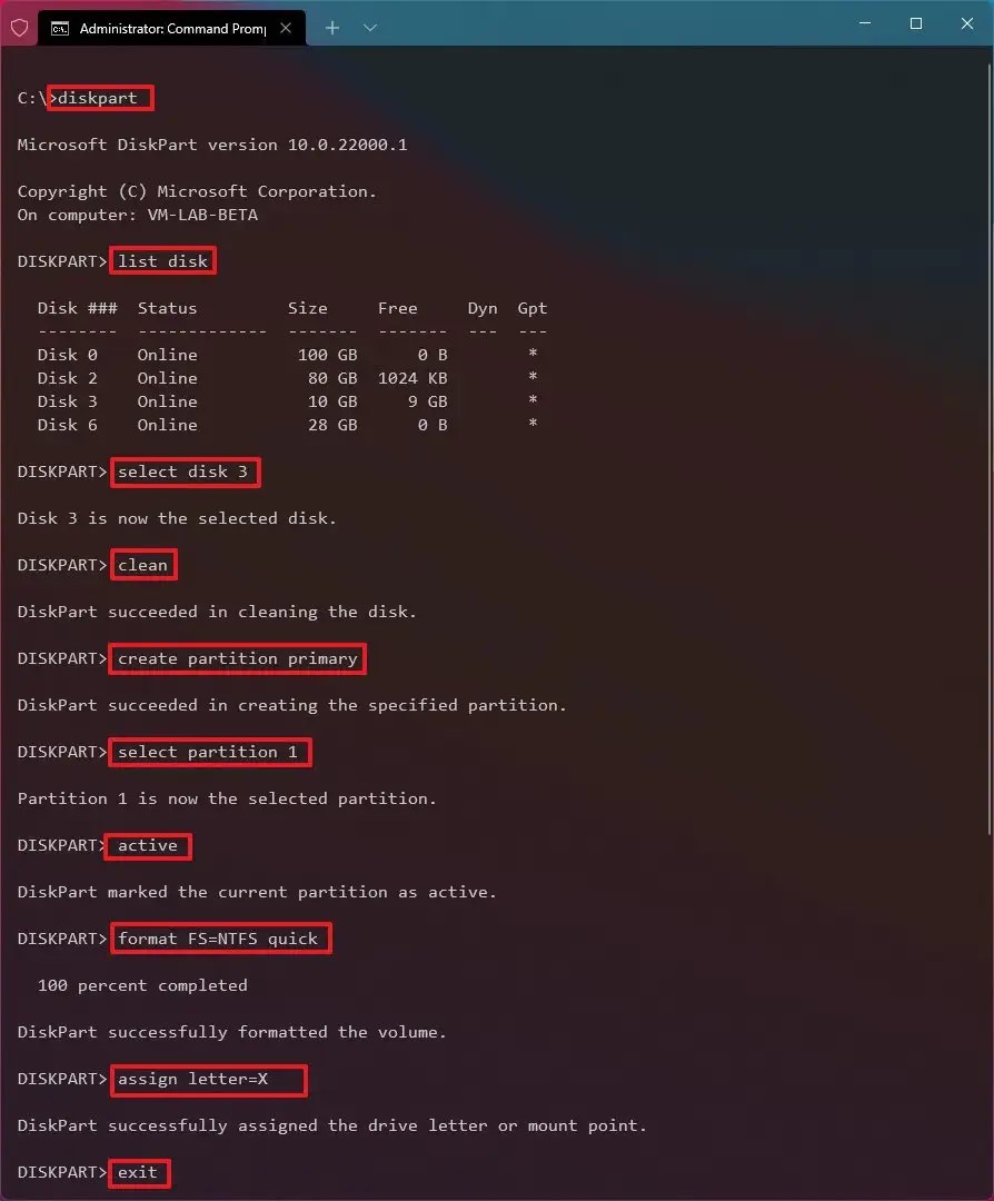 Windows 11 laptop format atma