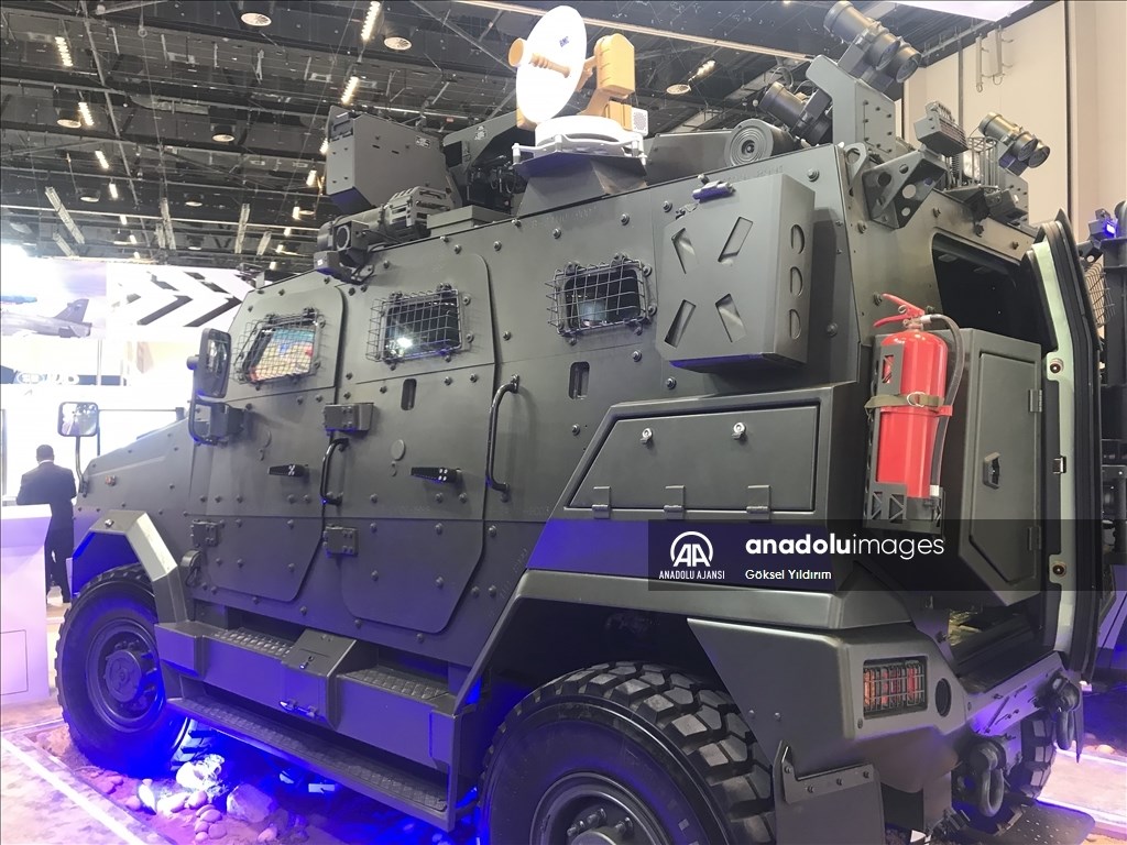 Yenilenen BMC Amazon 4x4 zırhlı kara aracı göreve hazırlanıyor