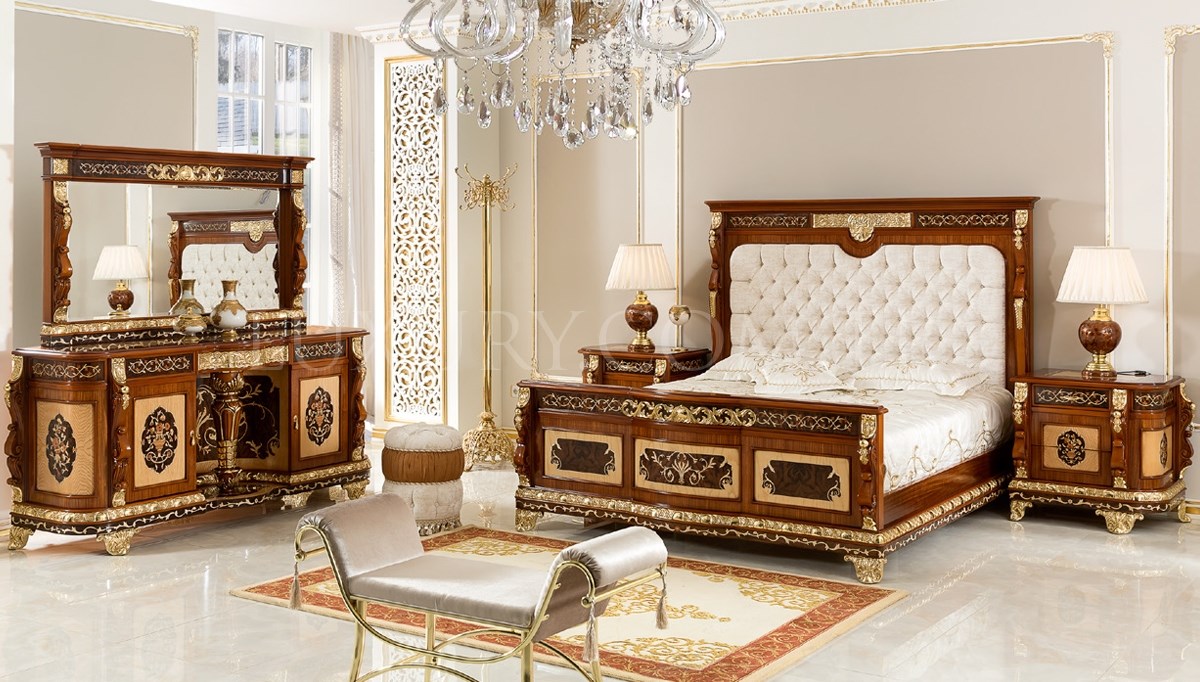 Klasik Yatak Odası Takımları: Luxury Line Mobilya Kalitesiyle Şık