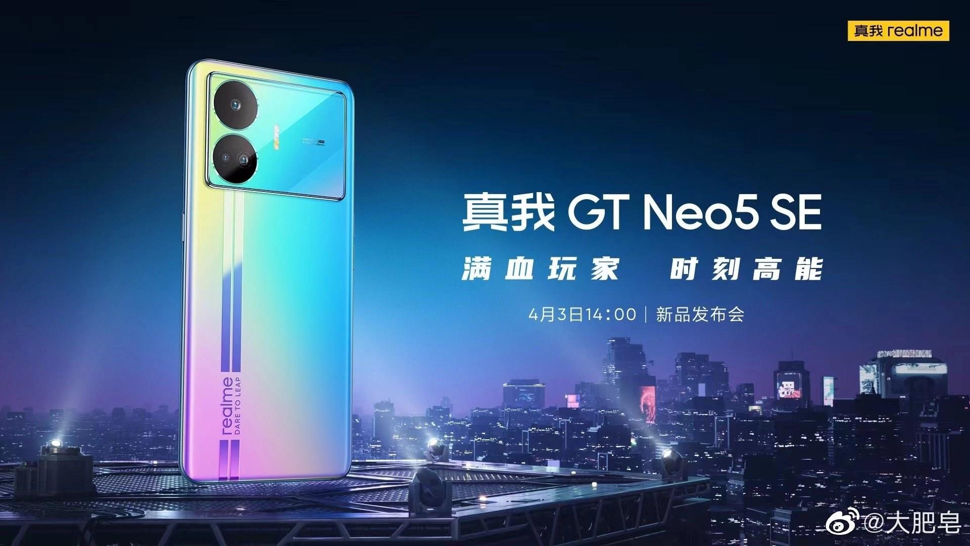 Realme GT Neo 5 SE tanıtıldı: İşte fiyatı ve özellikleri