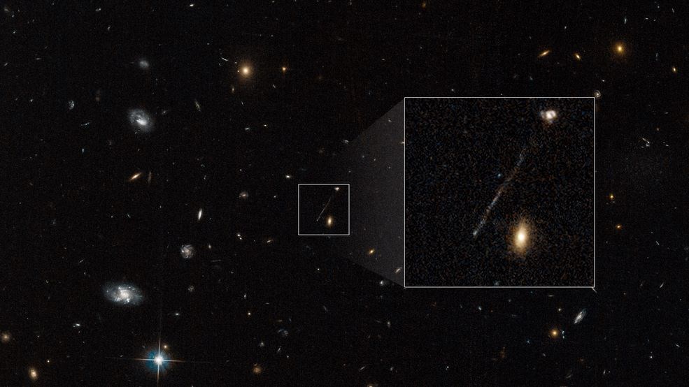 Süper kütleli yeni bir kara delik, Hubble'ın radarına girdi