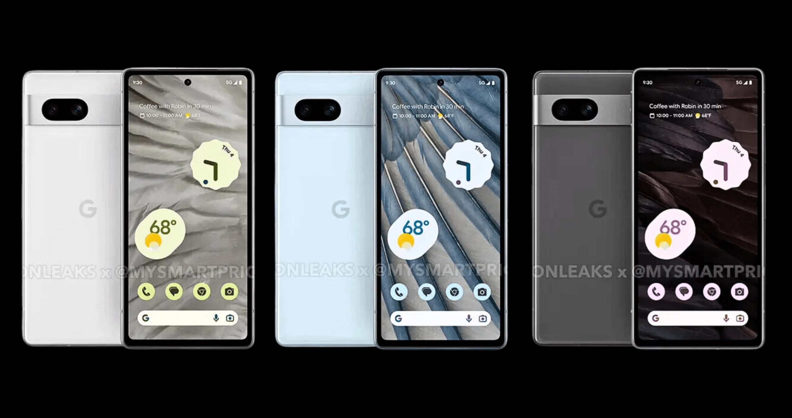 google pixel 7a bilinen özelikleri
