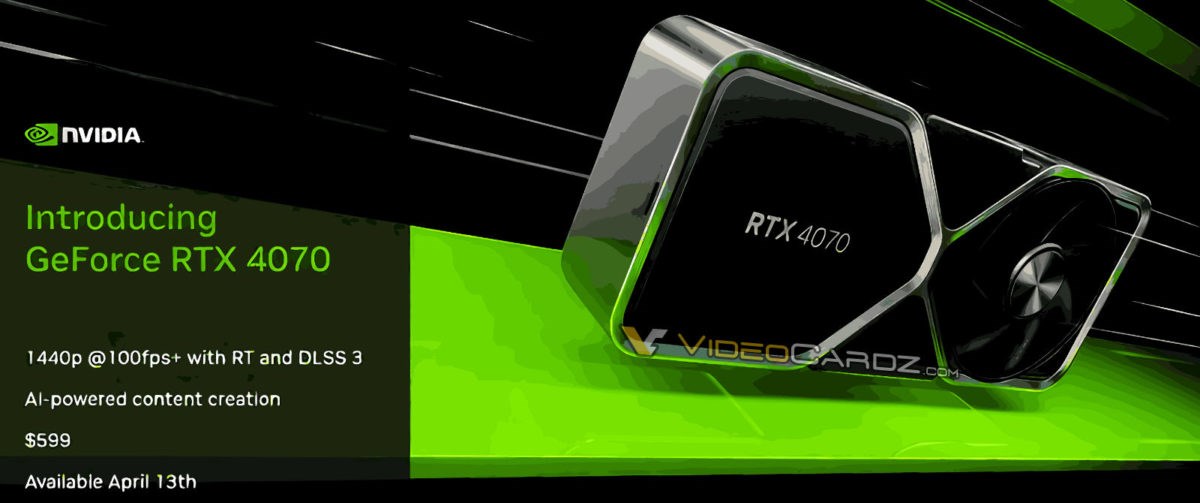 Nvidia RTX 4070 için resmi oyun performans sonuçları çıktı