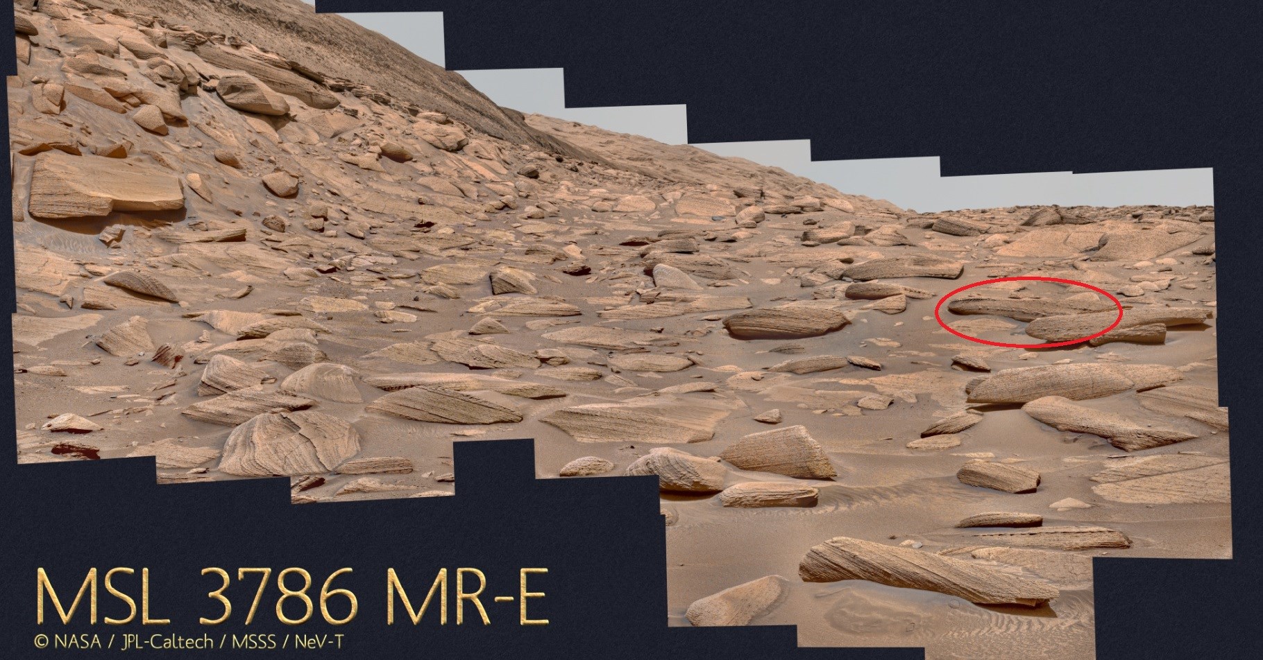 NASA, Mars'taki iskelet benzeri cismin gizemini çözdü!