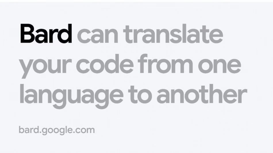 Google'ın yapay zekası Bard ile kod yazmak artık daha kolay