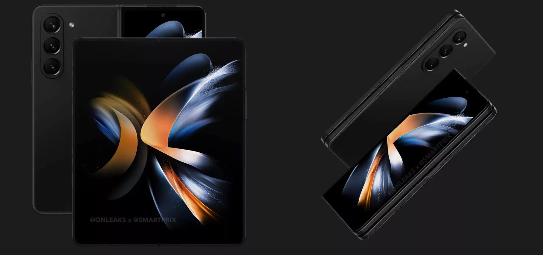 Samsung Galaxy Z Fold 5 render görüntüleri sızdı: İşte tasarımı