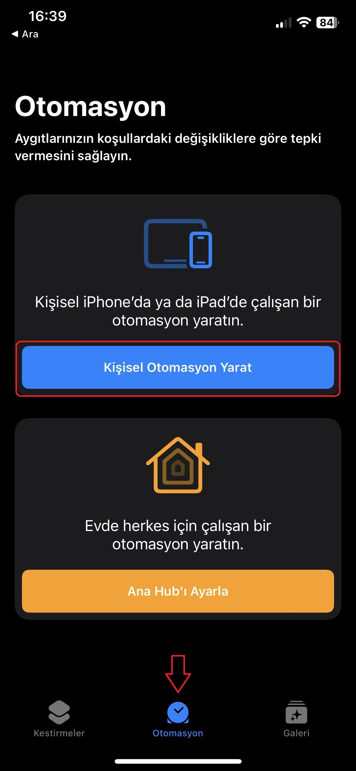 iPhone uygulama kilidi koyuluşu