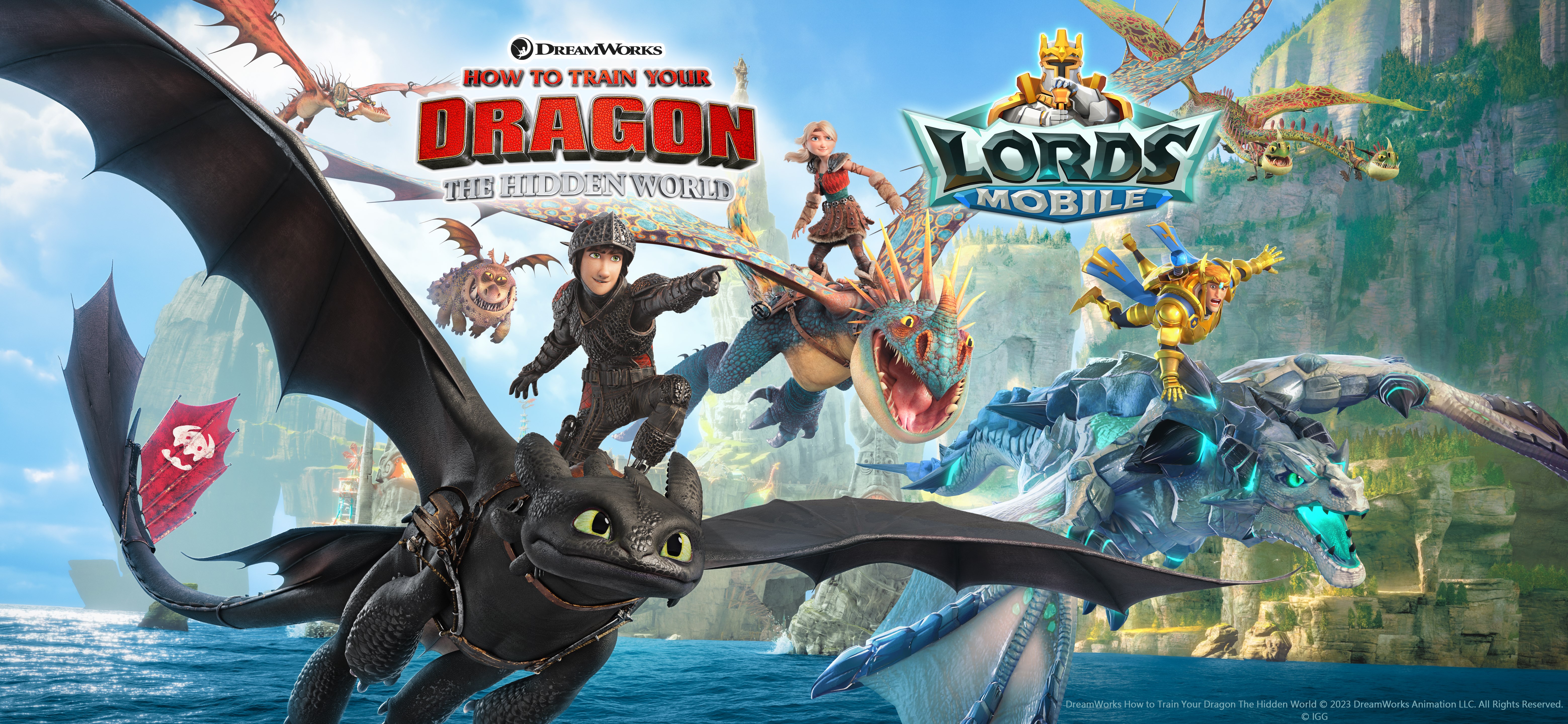 DreamWorks Ejderhanı Nasıl Eğitirsin: Gizli Dünya’sı Lords Mobile