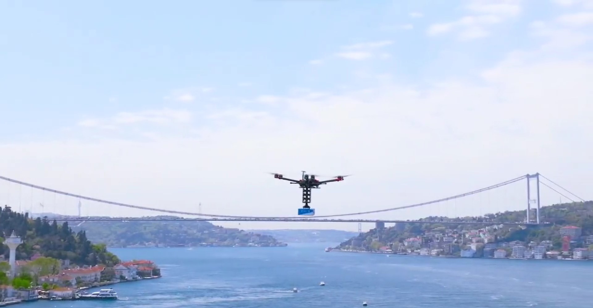 Yurtiçi Kargo, kıtalar arası drone ile kargo teslimatını yaptı