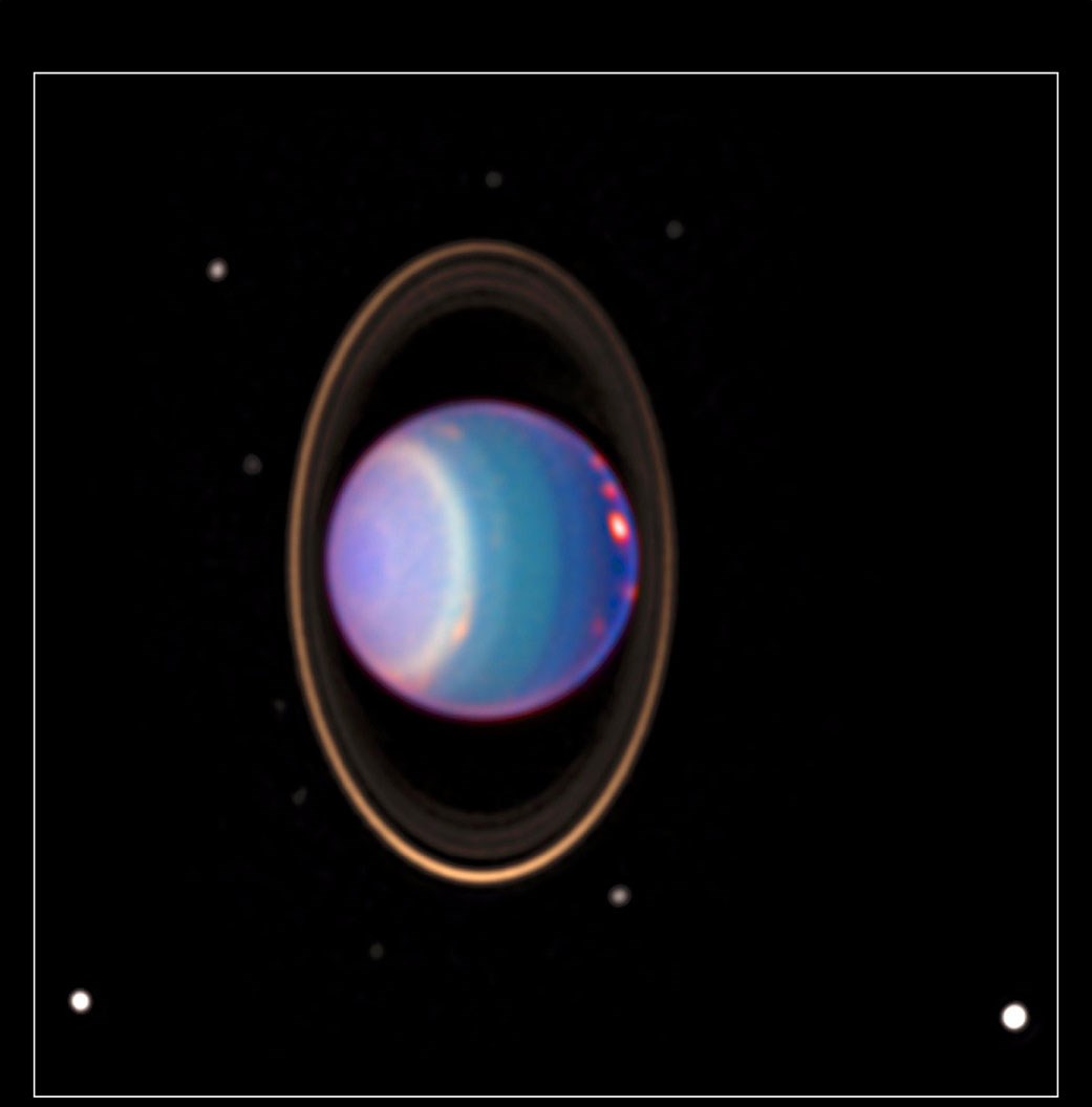 NASA, Uranüs'ün uydularının gizem perdesini araladı