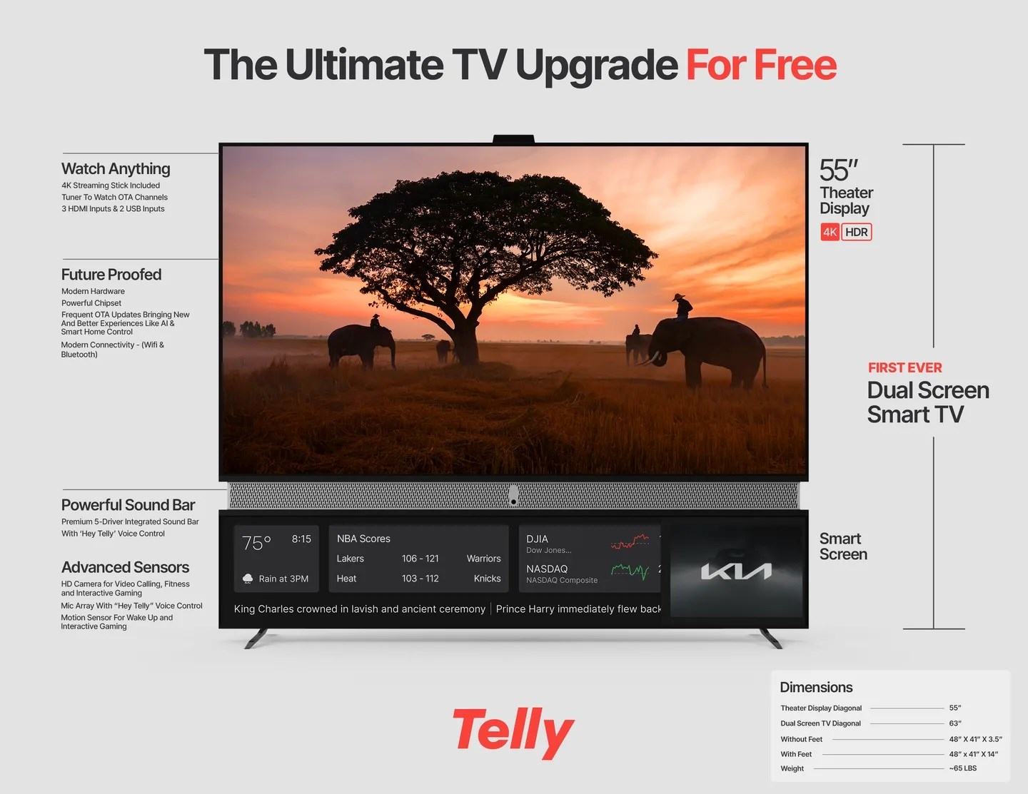 Karşınızda tamamen ücretsiz 4K TV: Telly