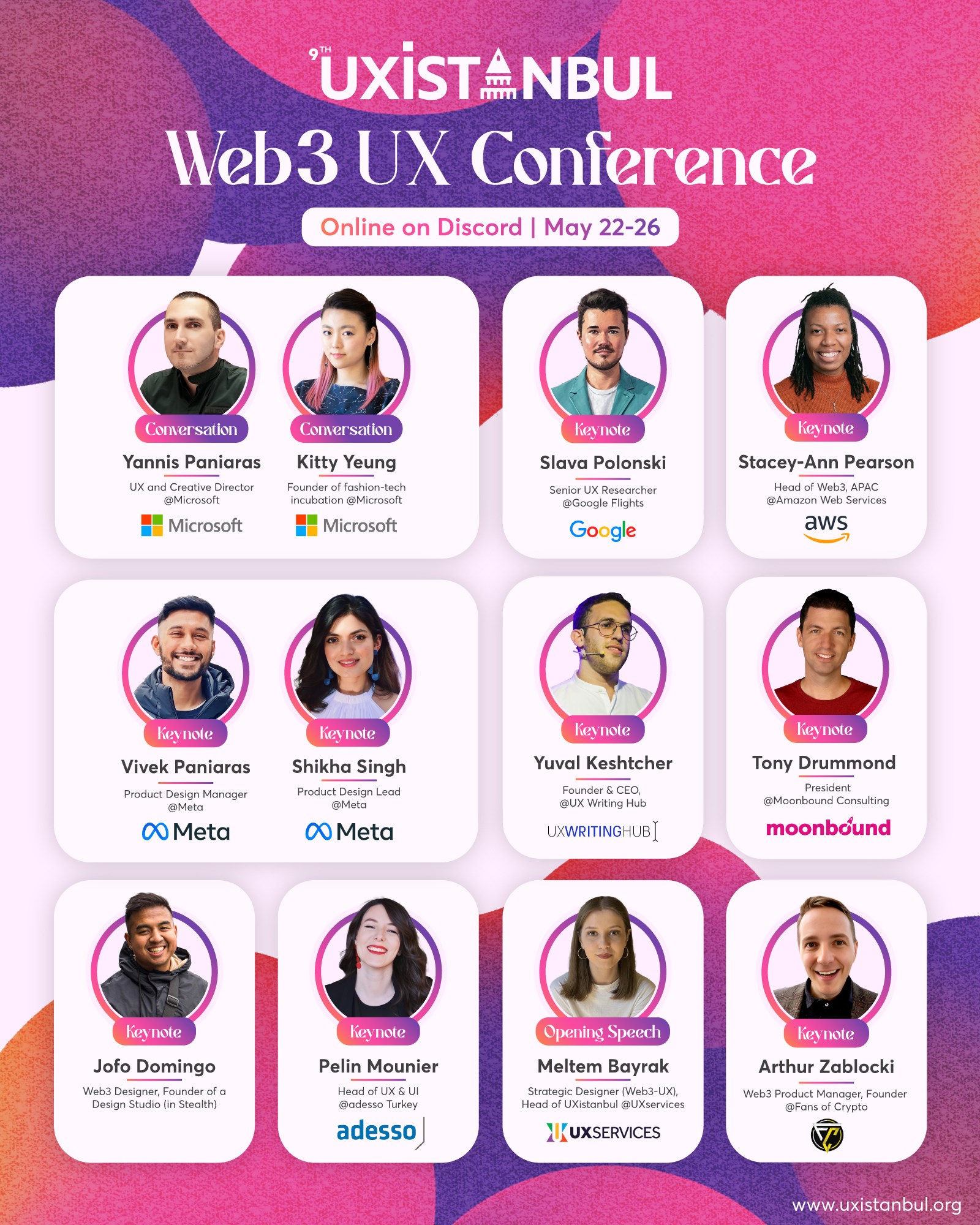 Web3 konulu 9. UXİstanbul Konferansı 22-26 Mayıs’ta gerçekleşecek