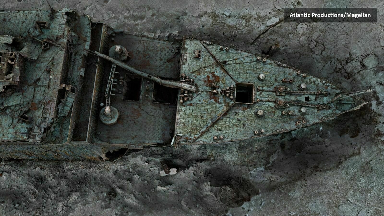 Batık Titanik'i bir de susuz ortamda görün: 3D modeli yapıldı