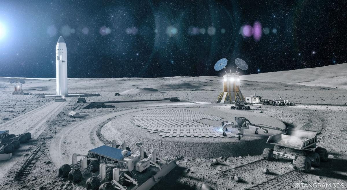 Uzay şirketleri Ay'da nasıl yol ve üs inşa etmeyi planlıyor?