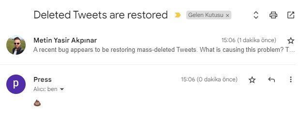 Twitter’daki bir hata silinen tweet'leri geri getiriyor
