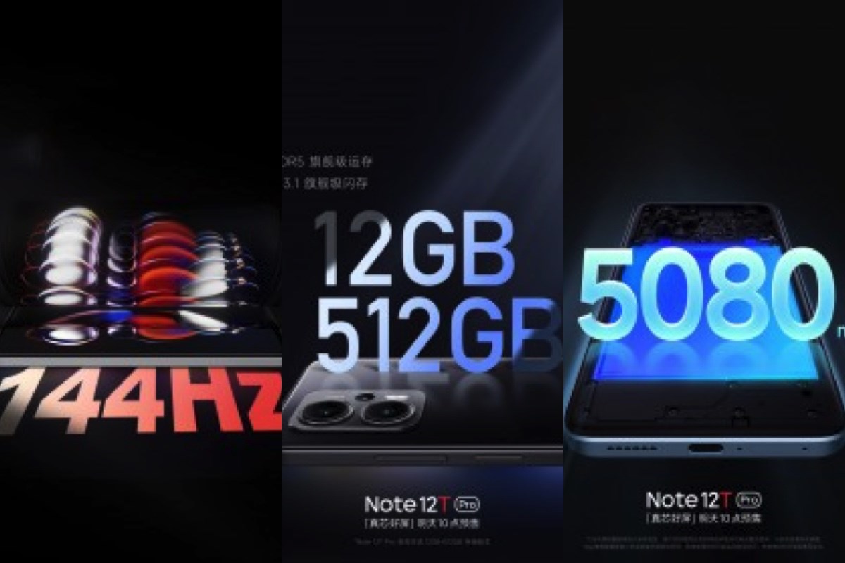 Redmi Note 12T Pro teknik özellikleri