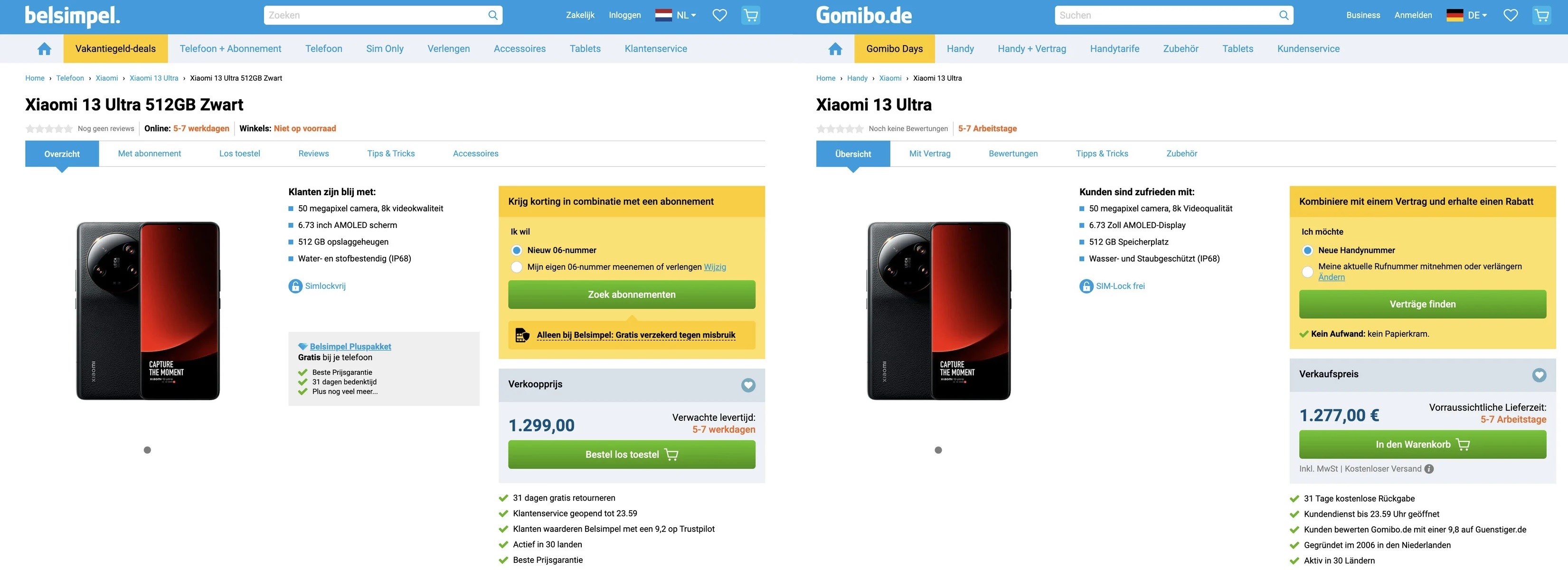 Xiaomi 13 Ultra Avrupa'da listelendi: İşte fiyatı