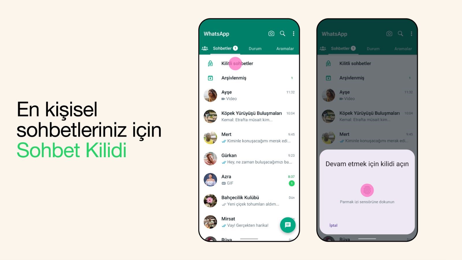 WhatsApp, yeni güvenlik özelliklerini duyurdu: Kilitli sohbetler