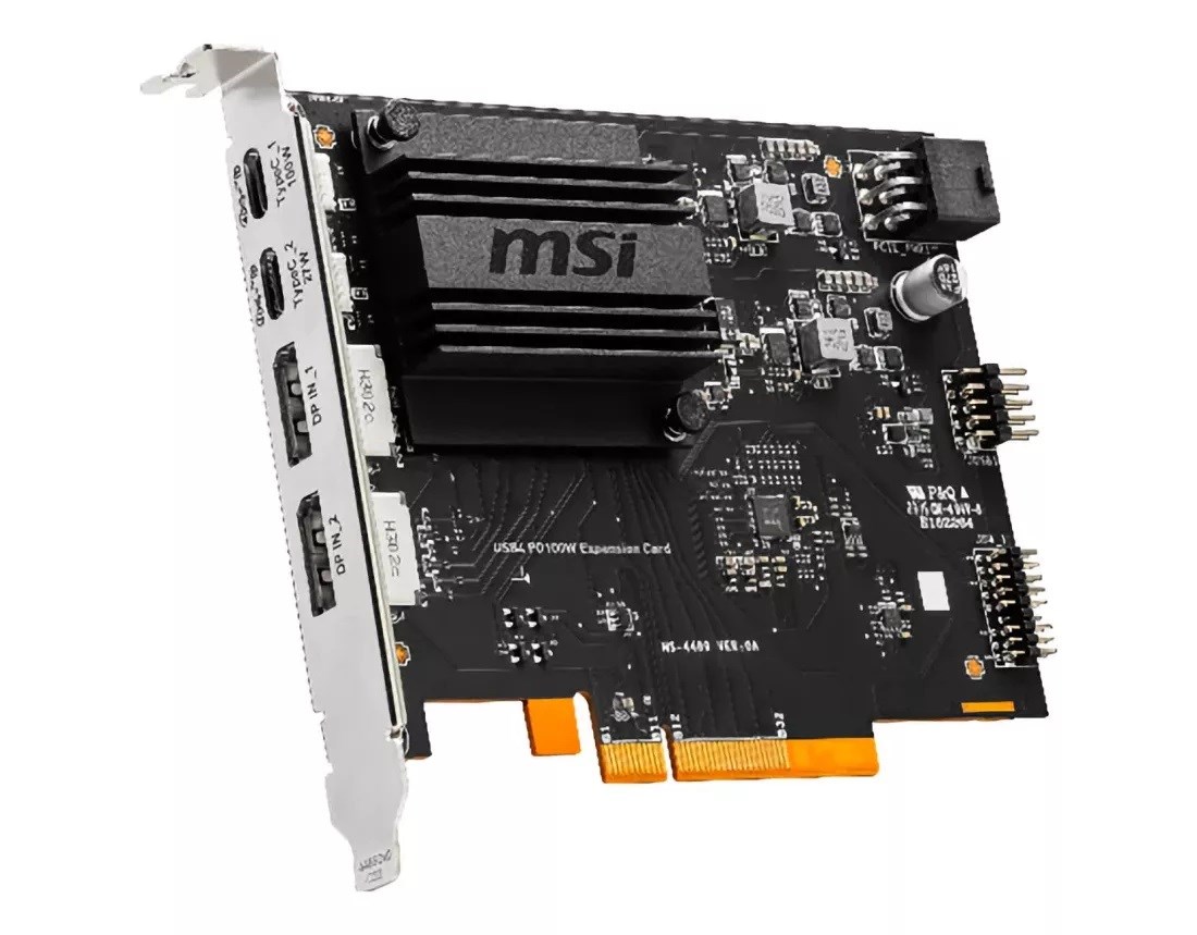 MSI, dünyanın ilk USB-4 eklenti kartını tanıttı! İşte özellikleri