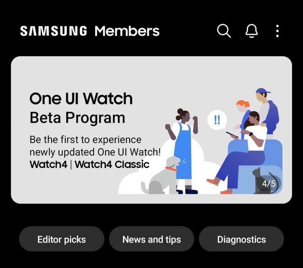 One UI Watch 5 beta yenilikler özellikler
