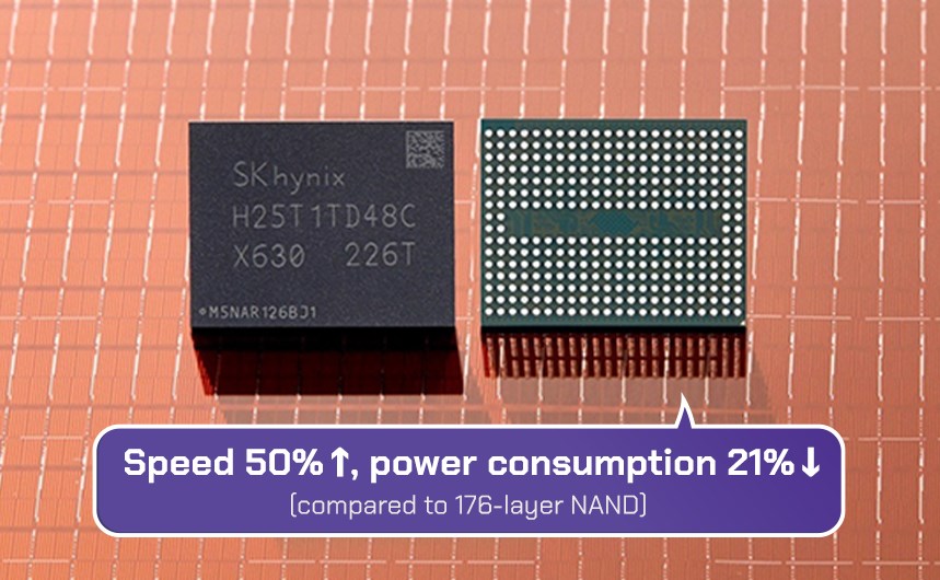 SK hynix, 238 katmanlı 4D NAND belleklerin seri üretimine başladı