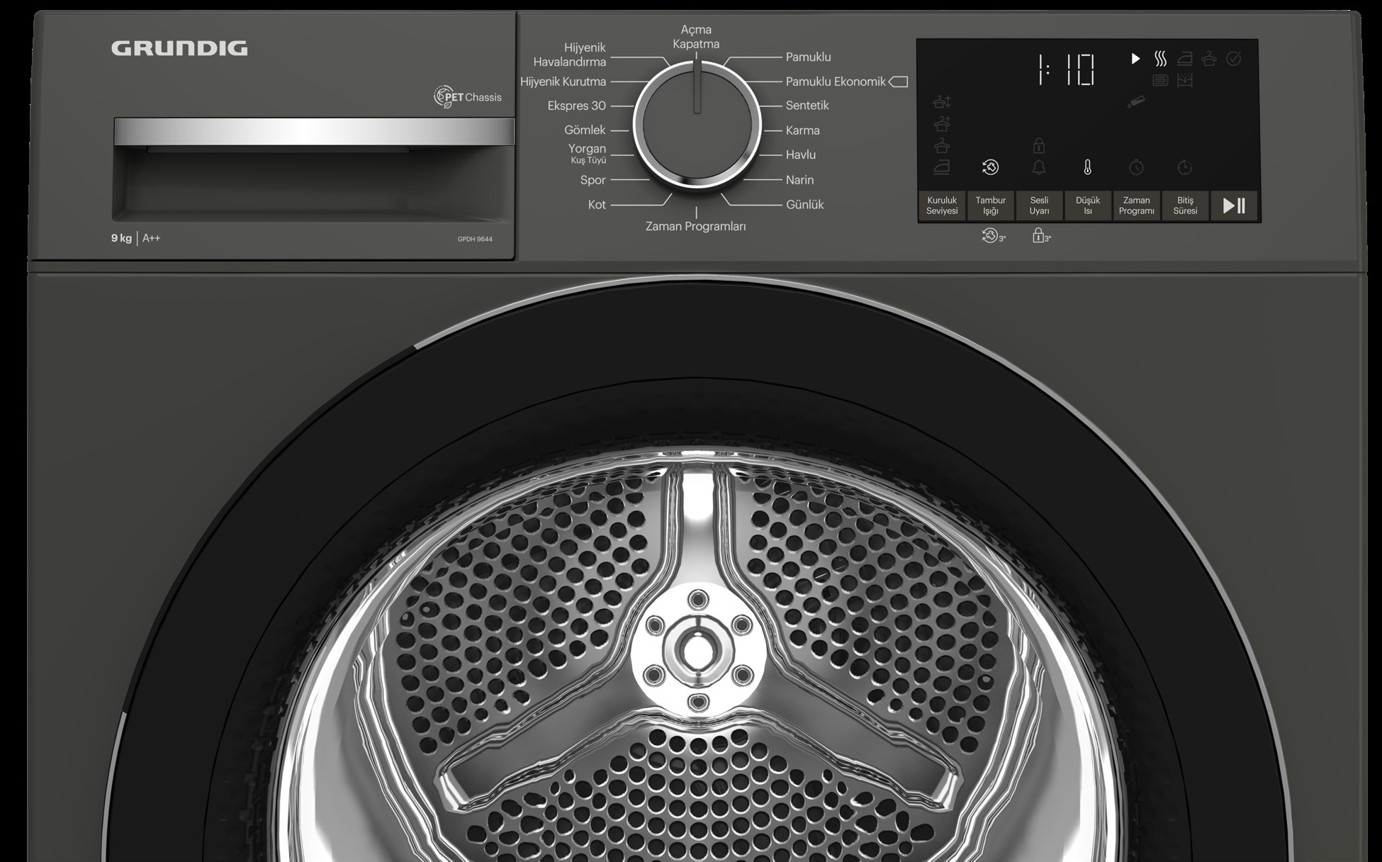 Grunding çamaşır kurutma makinesi