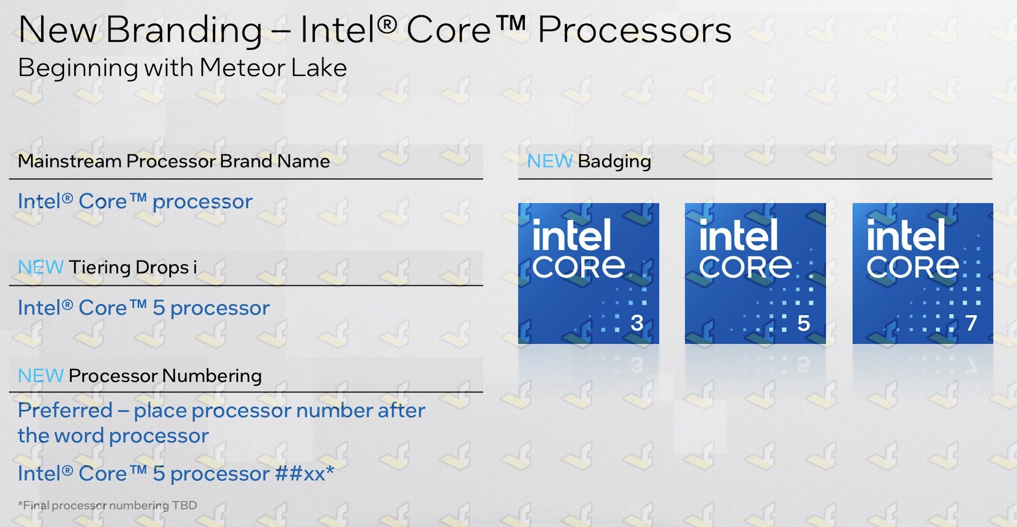 Intel'in Meteor Lake işlemciler için yeni markası ortaya çıktı!