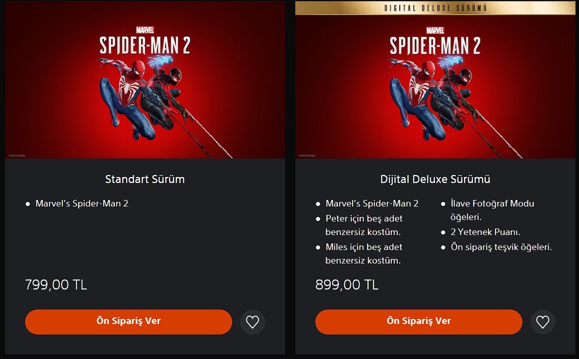 Marvel’s Spider-Man 2 Türkiye fiyatı açıklandı: Beklenenden ucuz!