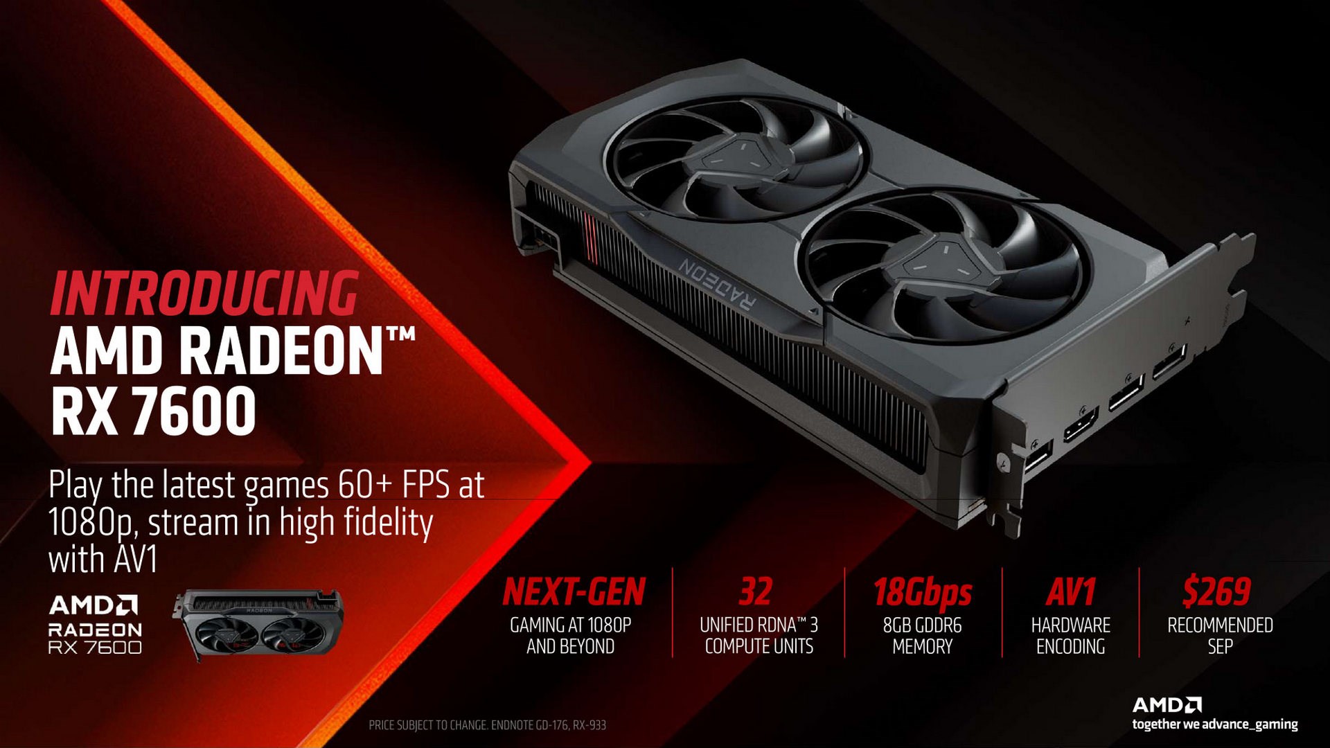 AMD RX 7600 fiyatları düşmeye devam ediyor: MSRP'nin altında