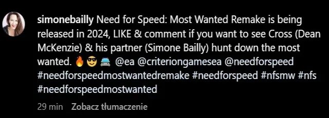 Efsane yarış oyunu Need for Speed Most Wanted için Remake geliyor