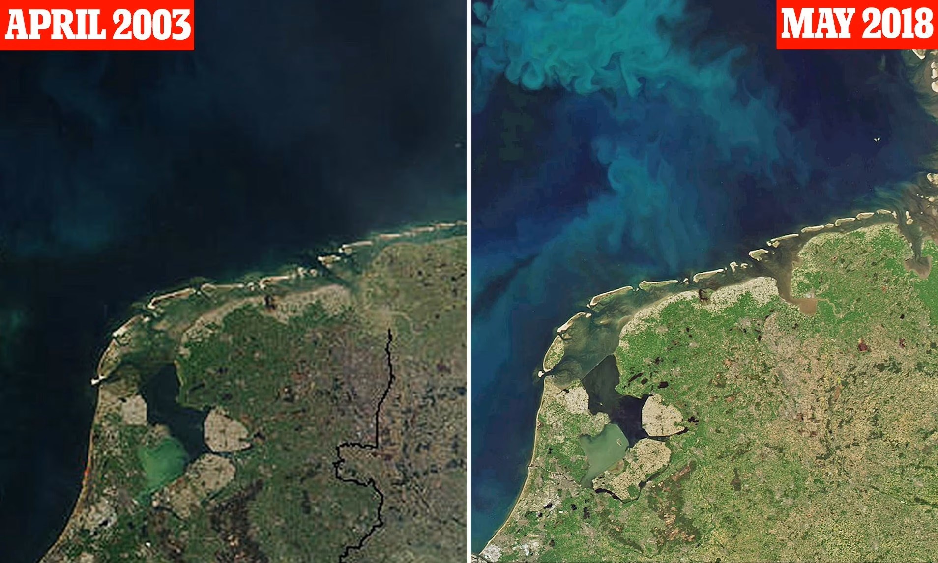 İklim değişikliği yüzünden okyanusların rengi değişiyor