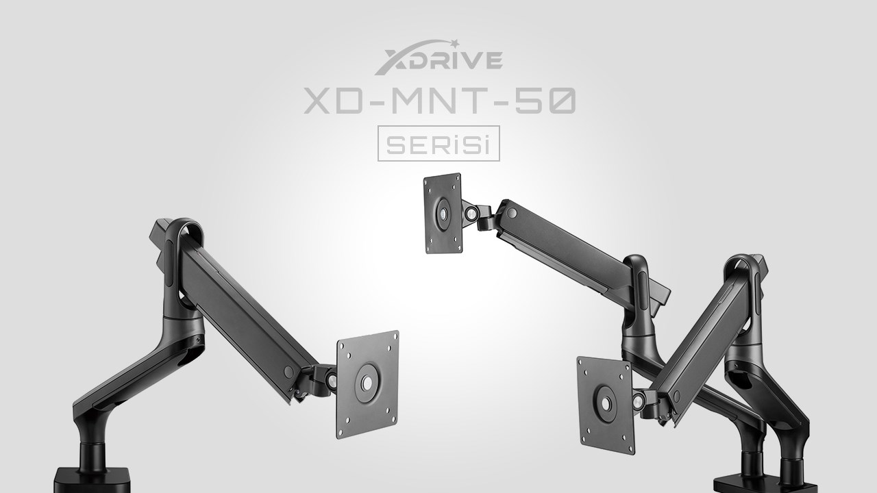 xDrive, Yeni Monitör Standı Modelleri ile Ergonomik Çözümler Sunu