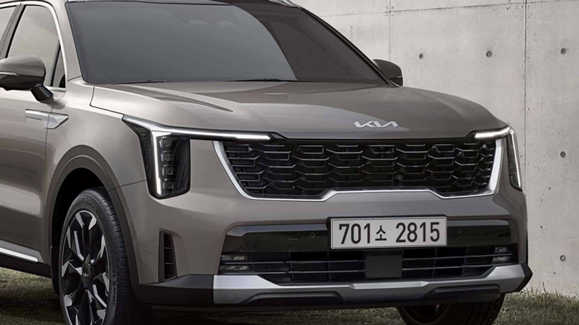 2024 Kia Sorento'nun tasarımı ortaya çıktı