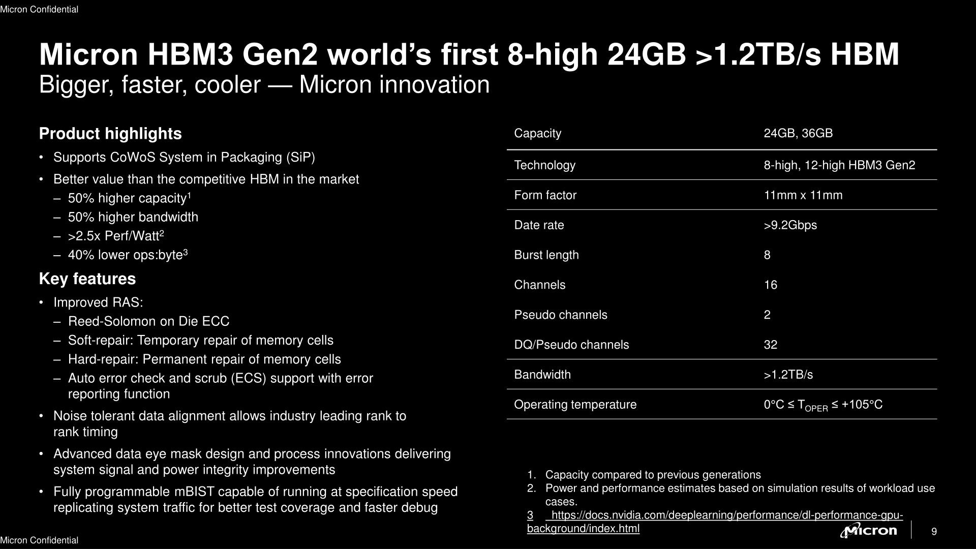 Micron, dünyanın en hızlı HBM3 belleğini duyurdu