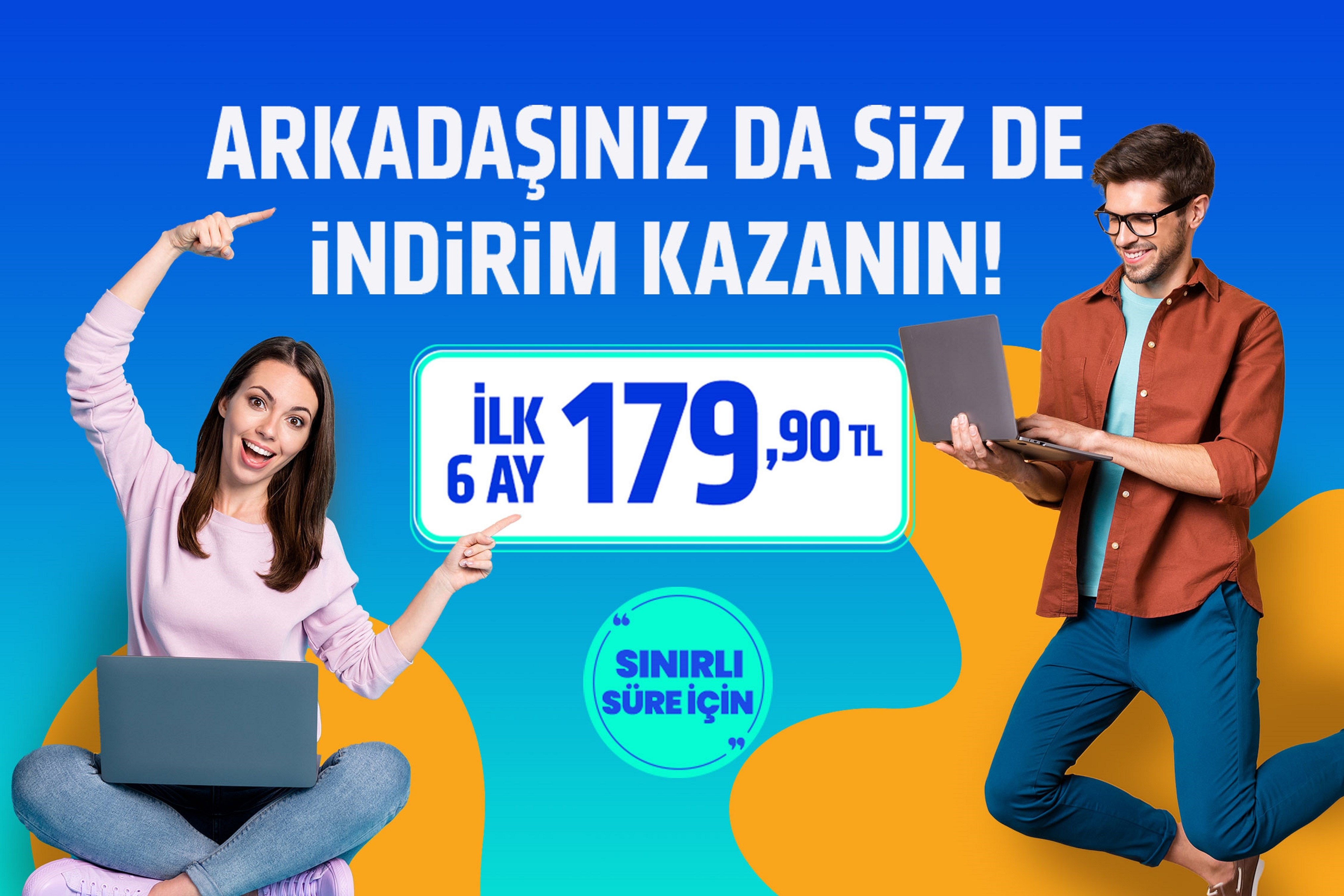 TurkNet mevcut aboneler için ayda 179,90 TL kampanyası başlattı